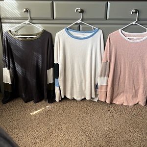 3 SO Henley long sleeve shirt